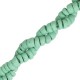 Coconut beads disc 6mm Green ash